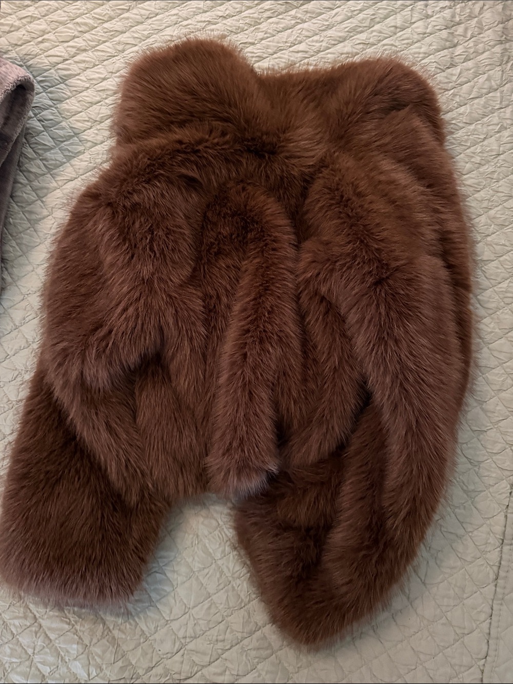 Zara Chocolate Brown Faux Fur Teddy Jacket - Picture 3 of 3
